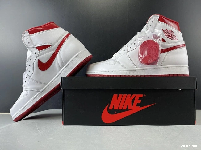 Cheap LUCY Retro Resilient Red Jordan1 555088- 3768 Metallic 1027